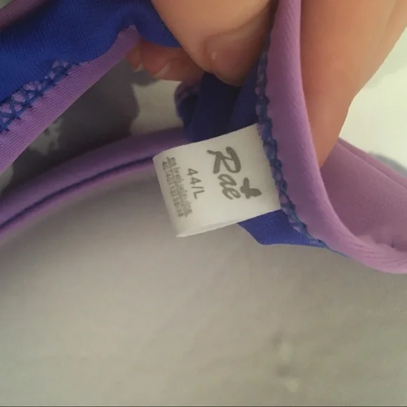 Purple strapless Rae bikini top - Picture 2 of 5